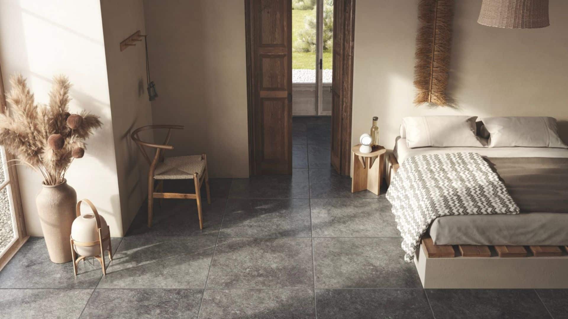 Waarom natuursteenlook keramische tegels perfect passen bij de Wabi Sabi interieurstijl